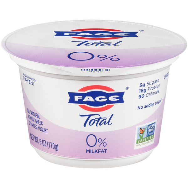 Yogurt, Kefir & Smoothies FAGE Total 0% Milkfat All Natural Nonfat Greek Strained Yogurt hero