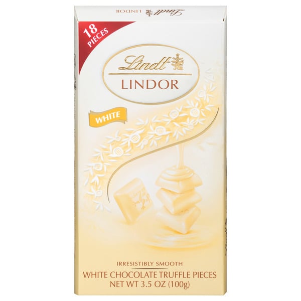 Candy & Chocolate Lindt Lindor White Chocolate Candy Truffle Bar hero