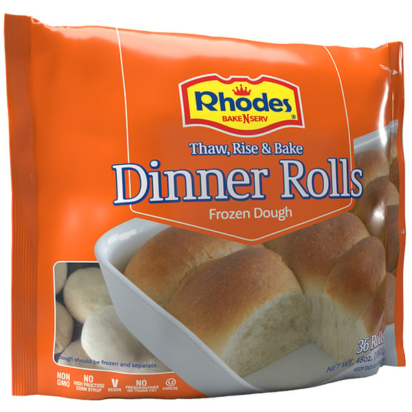 Holiday Items Rhodes Bake-N-Serv Dinner Rolls hero