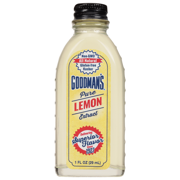 Baking Ingredients Goodman's Lemon Extract, Pure hero