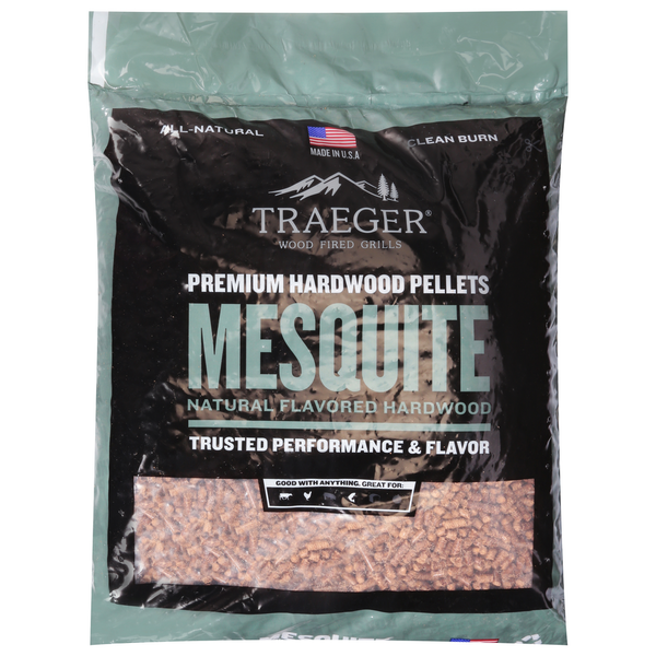 More Household Traeger Hardwood Pellets, Premium, Mesquite hero