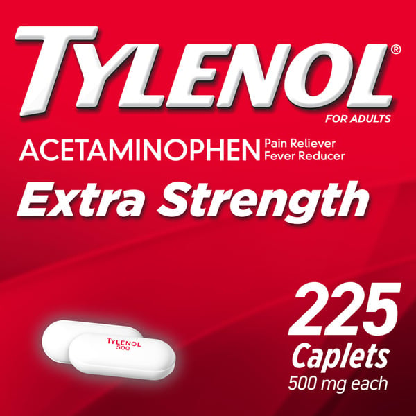 Muscles, Joints & Pain Relief TYLENOL Extra Strength 500Mg Acetaminophen Caplets, Value Size hero