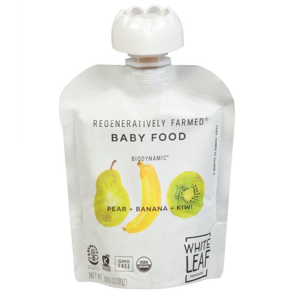 Baby Food & Formula White Leaf Pear and Banana Baby Food hero