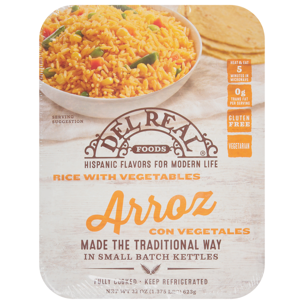 Prepared Meals Del Real Rice with Vegetables hero