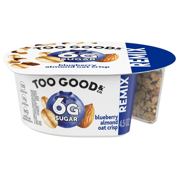 Yogurt Too Good & Co. Blueberry Yogurt with Almonds and Oats hero