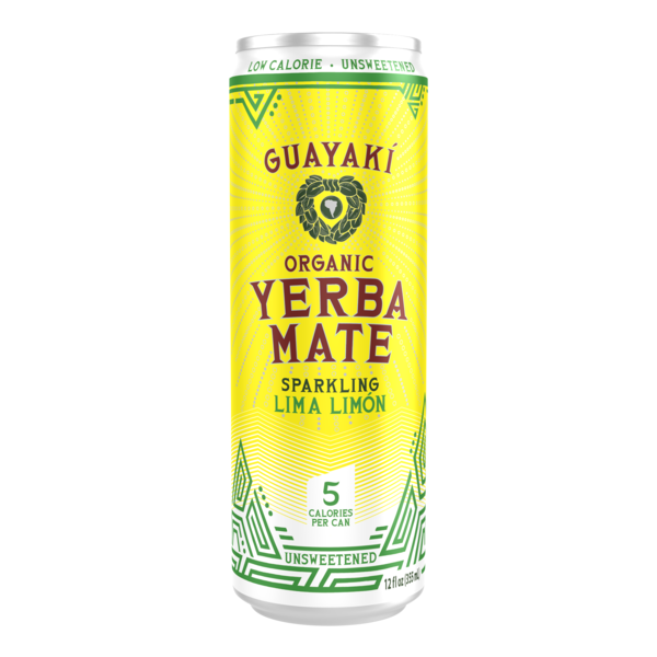 Water, Seltzer & Sparkling Water Guayakí Sparkling Organic Lima Limon, Unsweetened hero