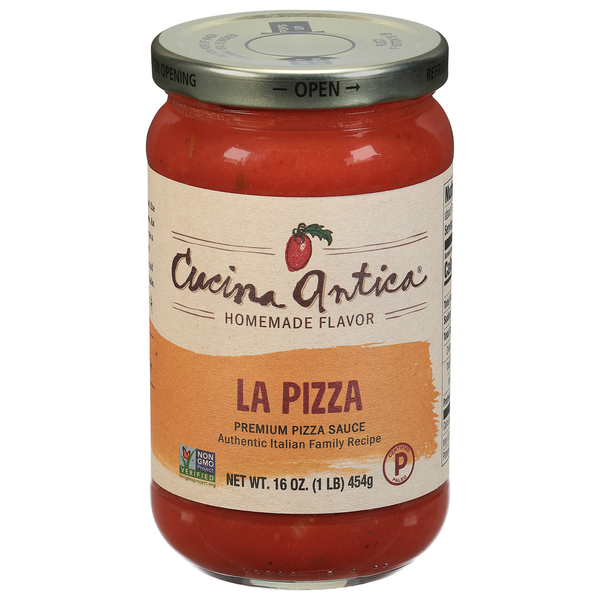 Canned & Jarred Vegetables Cucina Antica Pizza Sauce, La Pizza, Premium hero