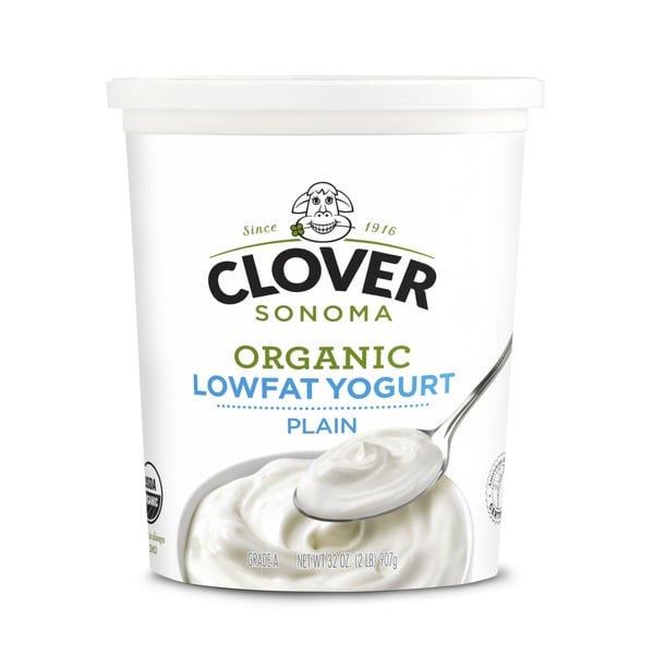 Yogurt Clover Sonoma Organic Lowfat Plain Yogurt hero