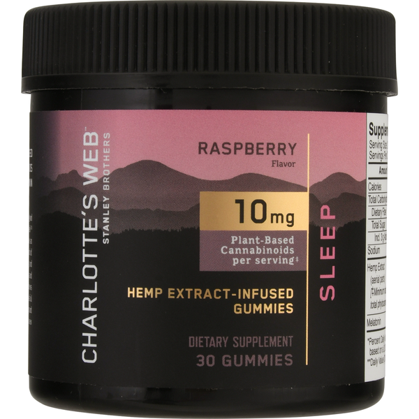 Charlotte's Web CBD Gummies, Sleep, Raspberry, 10 mg hero