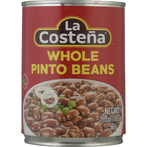 Canned Meals & Beans La Costeña Pinto Beans, Whole hero