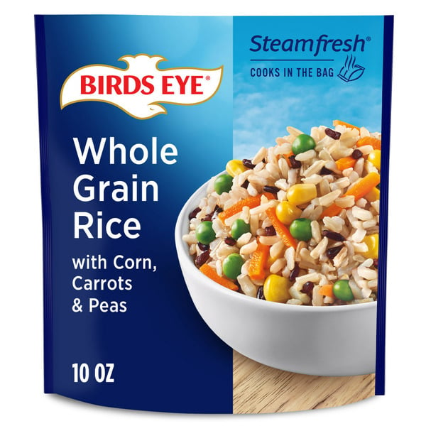 Frozen Vegan & Vegetarian Birds Eye Selects Brown & Wild Rice with Corn, Carrots & Peas hero