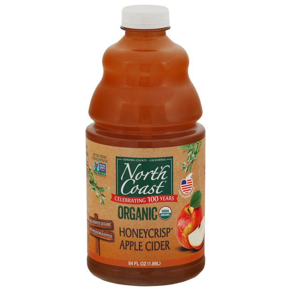 Juice & Nectars North Coast Organic Apple Cider, Organic, Honeycrisp hero