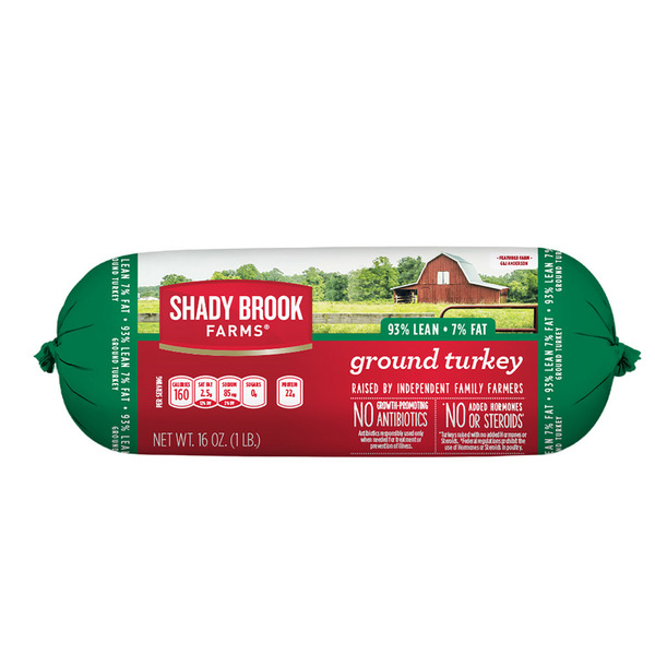 Packaged Meat Shady Brook Farms® 93% Lean / 7% Fat Ground Turkey Roll hero