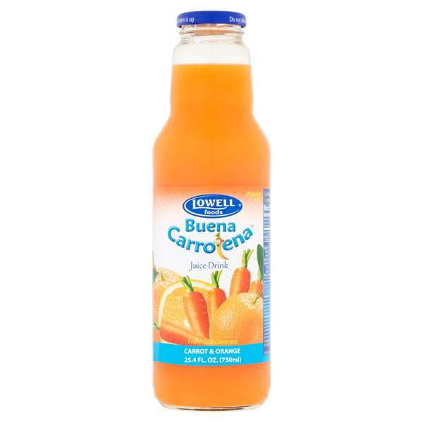 Latino Foods Lowell Buena Carrotena Carrot & Orange Juice Drink hero