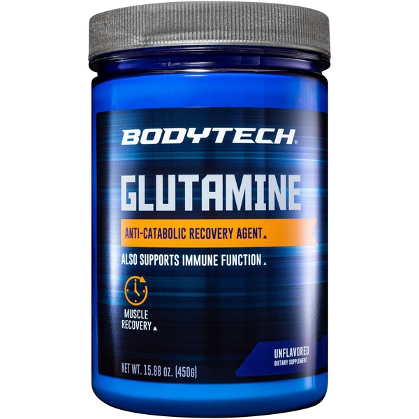 Amino Acids BodyTech Glutamine Anti-Catabolic Recovery Agent & Immune Support - Unflavored (15.88 oz. / 100 Servings) hero