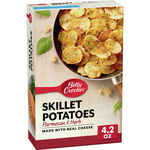 Instant Foods Betty Crocker Skillet Potatoes, Parmesan & Herb hero