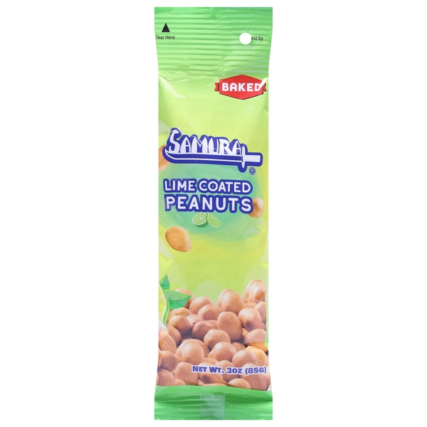 Nuts, Seeds & Dried Fruit Samurai Peanuts, Lime Coated, Baked hero