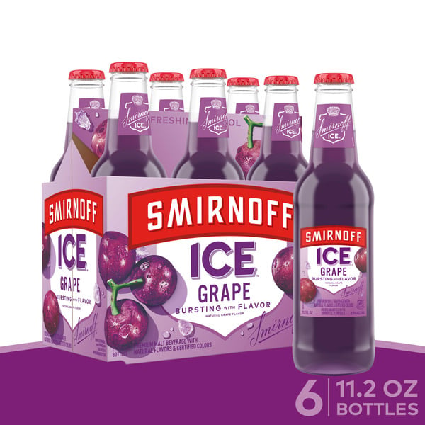 Beers & Coolers Smirnoff Ice Grape hero