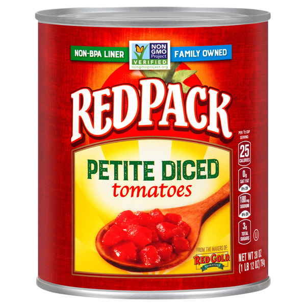 Canned/Jarred Vegetables Redpack Petite Diced Tomatoes hero