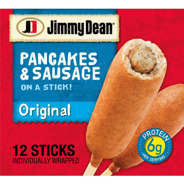 Frozen Breakfast Jimmy Dean Pancakes and Sausage on a Stick Original hero