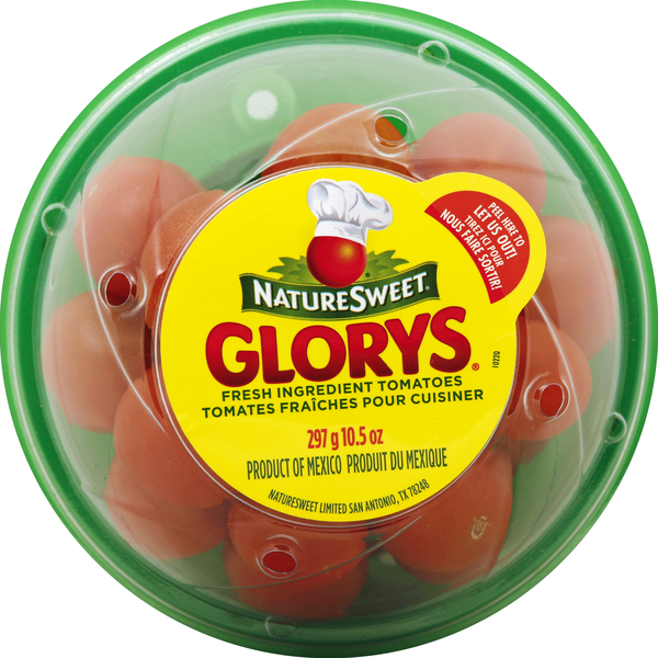 Packaged Vegetables & Fruits NatureSweet Tomatoes, Glorys hero