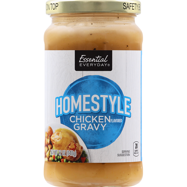 Soup, Broth & Bouillon Essential Everyday Gravy, Chicken Flavored, Home Style hero