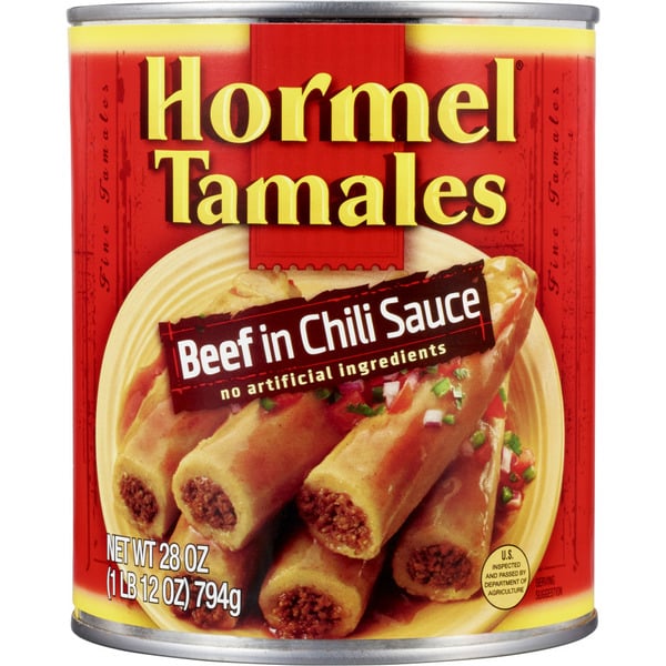 Canned Meat & Seafood Hormel Tamales Beef In Chili Sauce hero