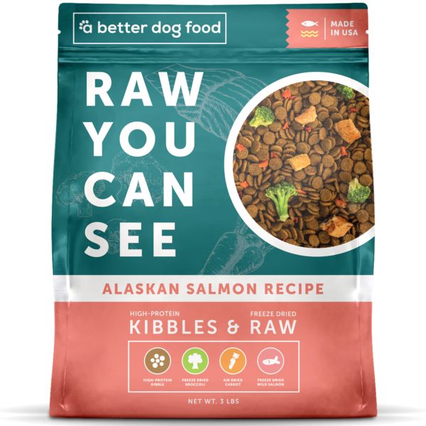 Dog Food & Care A Better Dog Food Raw You Can See, Alaskan Salmon Recipe hero