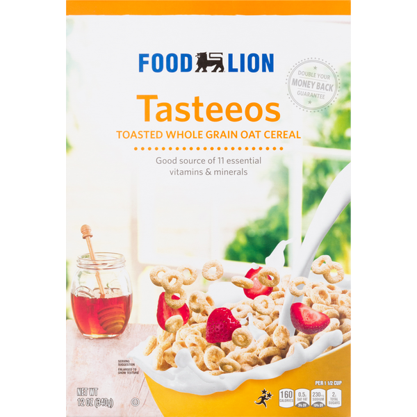 Cereal Food Lion Tasteeos Toasted Whole Grain Oat Cereal hero