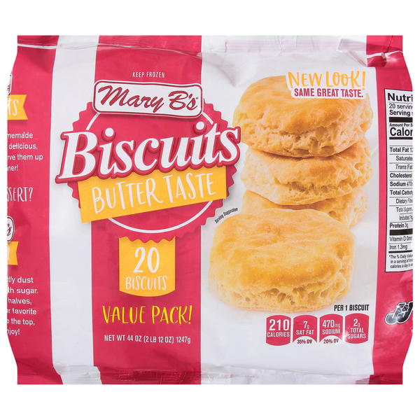 Frozen Breads & Doughs Mary B's Butter Taste Biscuits hero