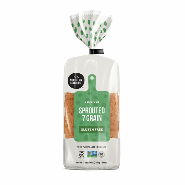 Frozen Breads & Doughs Little Northern Bakehouse Sprouted, 7 Grain, Gluten Free Bread hero