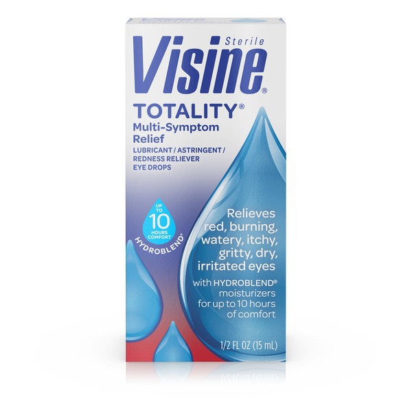 Eye & Ear Care VISINE Totality Multi-Symptom Relief Lubricant/Astringent/Redness Reliever Eye Drops hero