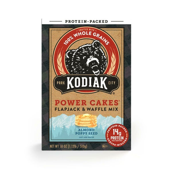 Baking Ingredients Kodiak Power Cakes Almond Poppy Seed Flapjack & Waffle Mix hero