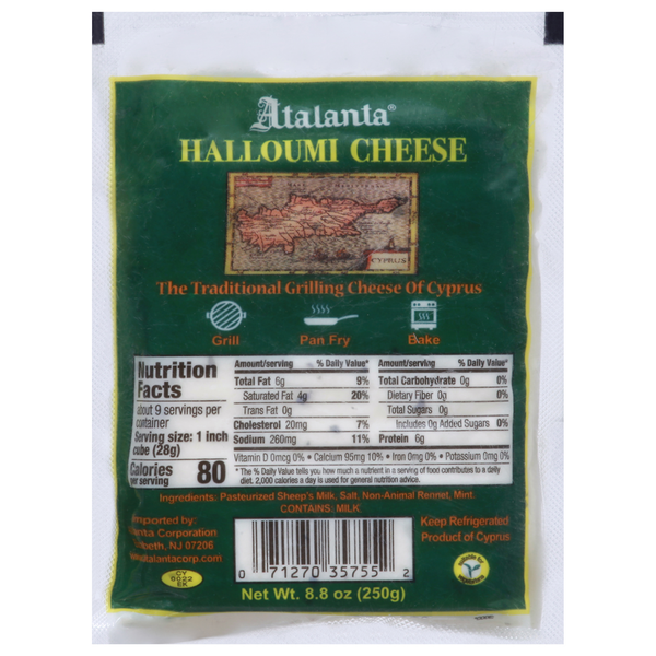 Packaged Cheese Atalanta Cheese, Halloumi hero