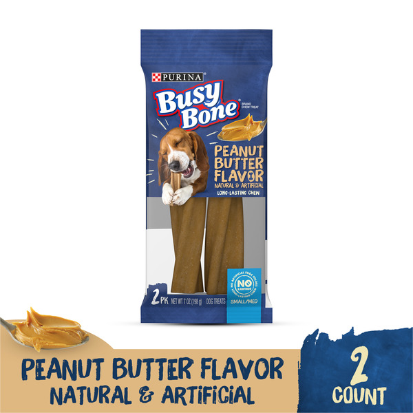 Food Lion Purina Busy Bone Made in USA Facilities Long Lasting Small Medium Breed Adult Dog Chews Peanut Butter Flavor Same Day Delivery or Pickup Food Lion