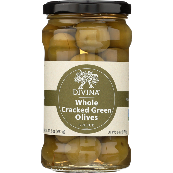 Pickled Goods & Olives Divina Cracked Green Olives hero