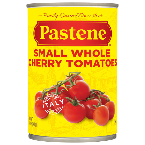 Canned & Jarred Vegetables Pastene Small Whole Cherry Tomatoes hero