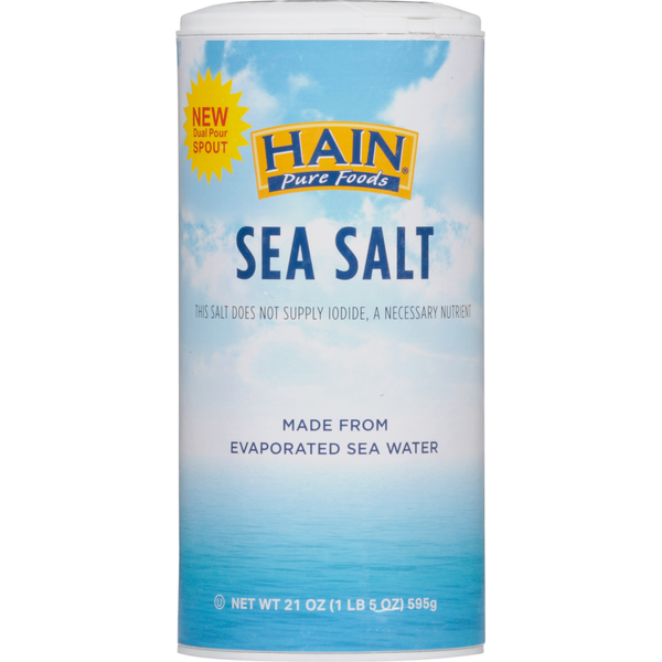 Spices & Seasonings Hain Pure Foods Sea Salt hero