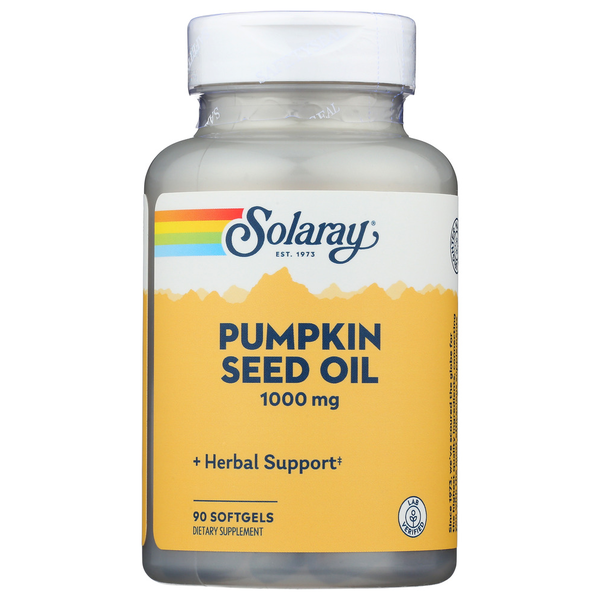 Vitamins & Supplements Solaray Pumpkin Seed Oil hero