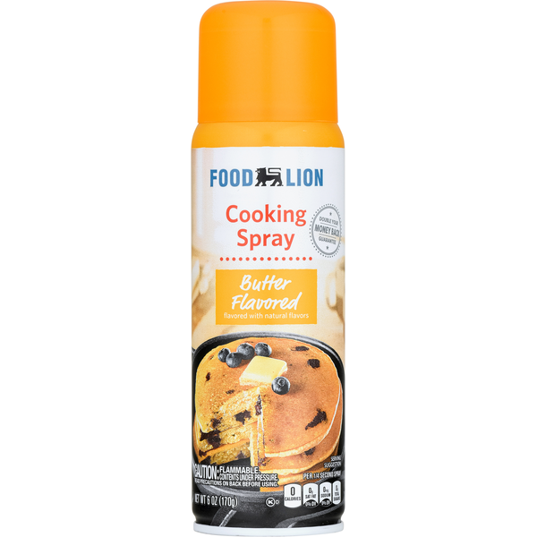 Oils & Vinegars Food Lion Butter Flavored Cooking Spray hero