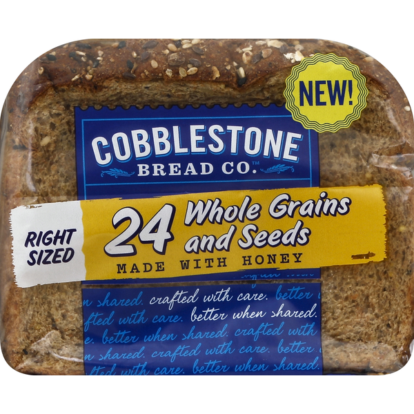 Bread Cobblestone Bread Co Bread, 24 Whole Grains and Seeds hero