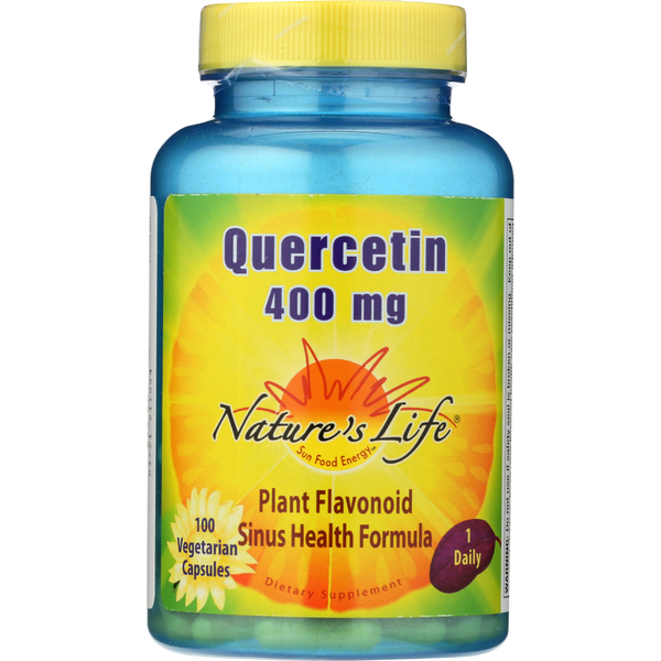 Vitamins & Minerals Nature's Life Quercetin, 400 Mg hero