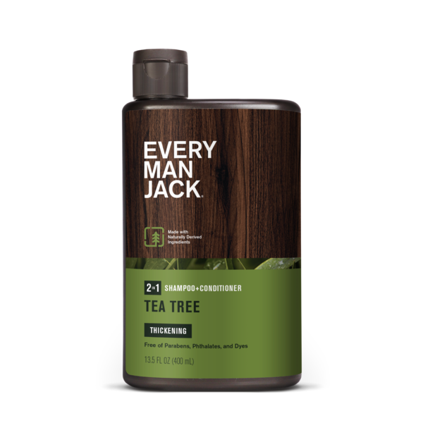 Hair Care Every Man Jack Thickening 2-in-1 Shampoo and Conditioner for Men, Tea Tree hero