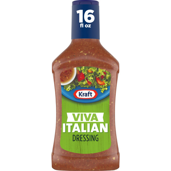 Salad Dressing, Oils & Vinegars Kraft Viva Italian Salad Dressing hero