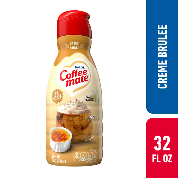 Creamers Coffee mate Crème Brulee Liquid Coffee Creamer hero