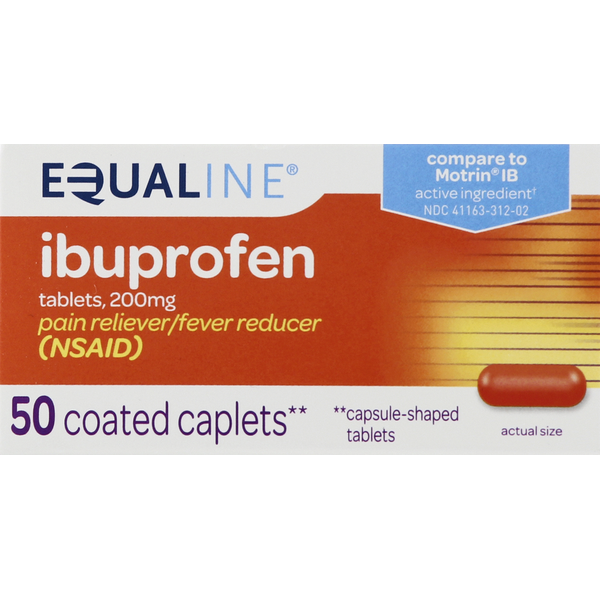 Muscles, Joints & Pain Relief Equaline Ibuprofen, 200 mg, Coated Tablets hero