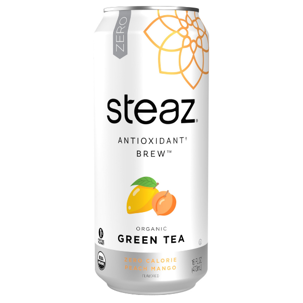 Tea Steaz Antioxidant Brew Tea, Zero Calorie Peach Mango hero