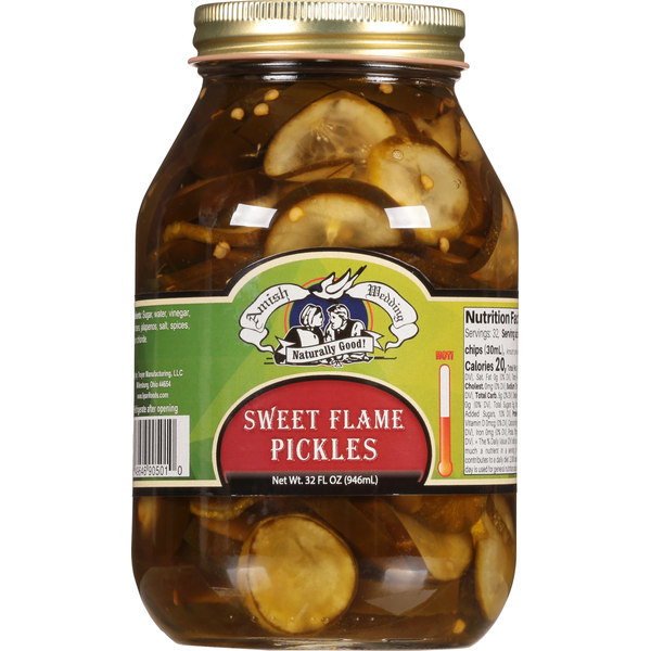 Pickled Goods & Olives Amish Wedding Pickles, Sweet Flame hero