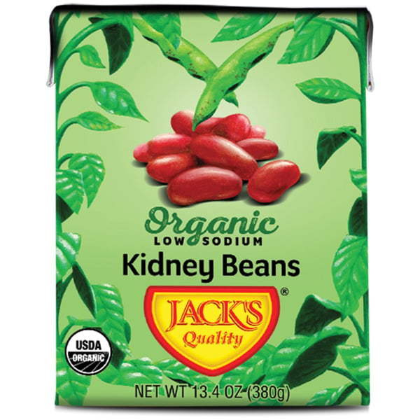 Canned & Jarred Vegetables Jack's Quality Kidney Beans, Organic, Low Sodium hero