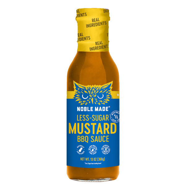 Pasta Sauce Noble Made Less-Sugar Mustard BBQ Sauce hero